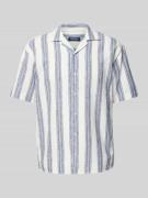 MCNEAL Regular Fit Freizeithemd aus Leinen-Baumwoll-Mix in Offwhite, G...