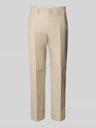 Roy Robson Anzughose aus Schurwolle-Mix mit Leinen-Anteil in Beige, Gr...
