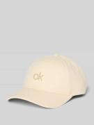 CK Calvin Klein Basecap aus Leinen-Mix in Offwhite, Größe 1