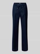 Brax Straight Leg Leinenhose mit Bindegürtel Modell 'STYLE.FARINA' in ...