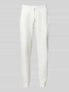 ARMANI EXCHANGE Sweatpants mit elastischem Bund in Weiss, Größe L