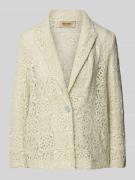 MOS MOSH Blazer mit Ausbrenner-Effekt Modell 'Maliet Phera' in Lind, G...