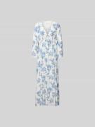 Juvia Maxikleid mit V-Ausschnitt in Weiss, Größe M