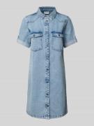 Noisy May Jeanskleid mit 1/2-Arm Modell 'NEW SIGNE' in Hellblau, Größe...