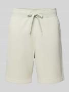 G-Star Raw Sweatshorts mit Logo-Stitching in Stein, Größe L