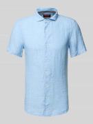 Superdry Regular Fit Freizeithemd aus reinem Leinen in Sky, Größe XXL