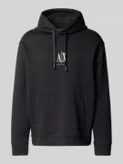 ARMANI EXCHANGE Hoodie mit Kapuze in Black, Größe L