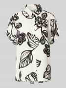 JAKE*S STUDIO WOMAN Relaxed Fit Bluse mit Kappärmeln in Offwhite, Größ...