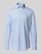 Roy Robson Slim Fit Business-Hemd mit Knopfleiste in Hellblau, Größe 4...