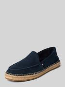 Tommy Hilfiger Loafer aus Wildleder mit Seil-Sohle in Dunkelblau, Größ...