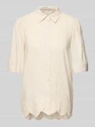 FREE/QUENT Regular Fit Bluse aus Viskose-Leinen-Mix Modell 'Linus' in ...
