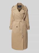WITHBLACK Trenchcoat mit Reverskragen in Lind, Größe XS