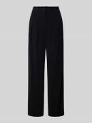 MM Stoffhose aus Viskose mit elastischem Bund Modell 'REA' in Black, G...