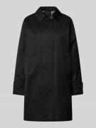 Fuchs Schmitt Mantel mit Leistentaschen in Black, Größe 36