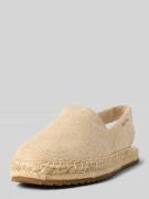 Marc O'Polo Slingback-Espadrilles aus Canvas in Offwhite, Größe 36