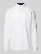 BOSS Regular Fit Business-Hemd mit Kentkragen Modell 'Joe' in Weiss, G...
