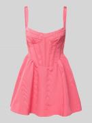 Bardot Cocktailkleid mit Karree-Ausschnitt Modell 'NISA' in Pink, Größ...