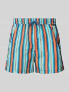 PAUL SMITH Badehose mit seitlichen Eingrifftaschen Modell 'LINEA' in B...