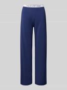 Polo Ralph Lauren Straight Leg Pyjama-Hose mit elastischem Label-Bund ...