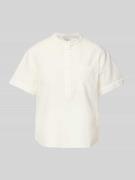 Marc O'Polo Denim Regular Fit Hemdbluse mit Stehkragen in Weiss, Größe...