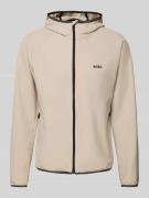 BOSS Green Jacke mit Label-Print Modell 'Commuter' in Beige, Größe L