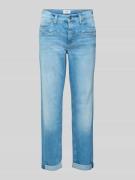 Cambio Slim Fit Jeans mit Paspeltaschen Modell 'PEARLIE' in Hellblau, ...