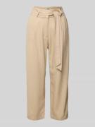 Only Regular Fit Culotte aus Viskose-Leinen-Mix Modell 'CARO' in Sand,...