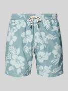 Hartford Regular Fit Badehose mit Gesäßtasche in Schilf, Größe L