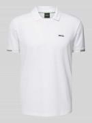 BOSS Green Slim Fit Poloshirt mit Label-Schriftzug Modell 'Palle Mesh'...