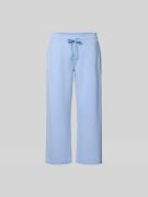 Juvia Stoffhose mit elastischem Bund in Bleu, Größe S