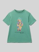 Polo Ralph Lauren Teens T-Shirt mit Polo Bear Print in Gruen, Größe S