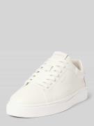 Gant Sneaker aus Leder mit Label-Details in Weiss, Größe 46