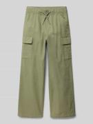 s.Oliver RED LABEL Relaxed Fit Cargohose aus reiner Baumwolle in Schil...