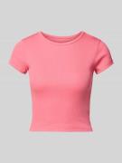 Review T-Shirt mit Rundhalsausschnitt in Pink, Größe L