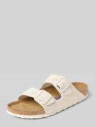 Birkenstock Sandalette aus Leder Modell 'Arizona' in Offwhite, Größe 3...