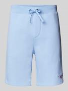 Polo Sport Shorts mit Label-Stitching in Hellblau, Größe L
