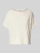 Marc O'Polo Oversized Strickshirt aus Baumwoll-Leinen-Mix in Sand, Grö...