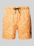 Jack & Jones Regular Fit Badeshorts mit Gesäßtasche Modell 'MAUI' in O...