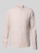 Casual Friday Slim Fit Freizeithemd aus Leinen Modell 'Anton' in Stein...