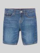 Tommy Hilfiger Kids Jeansshorts mit Logo-Stitching Modell 'SCANTON' in...