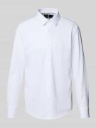 BOSS Slim Fit Businesshemd mit Stretch-Anteil in Weiss, Größe 38