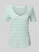 Marc O'Polo Regular Fit T-Shirt aus reiner Baumwolle in Mint, Größe XL