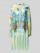 miss goodlife Knielanges Tunikakleid aus Viskose in Hellgruen, Größe X...