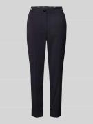 Marc Cain Feminine Fit Hose mit Gesäßtaschen in Marine, Größe 34