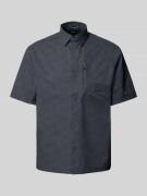 BOSS Green Freizeithemd mit Knopfleiste Modell 'Bechno' in Black, Größ...