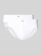 Götzburg Wäsche Slip mit Label-Detail in Weiss, Größe L