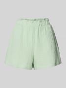 Vero Moda Loose Fit Shorts aus Baumwolle Modell 'NATALI' in Schilf, Gr...
