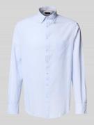 Christian Berg Men Regular Fit Freizeithemd aus Baumwoll-Mix mit Leine...