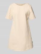 Marc O'Polo Denim Minikleid mit Rundhalsausschnitt in Offwhite, Größe ...