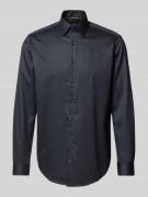 Jake*s Regular Fit Business-Hemd mit Kentkragen in Anthrazit, Größe 45...